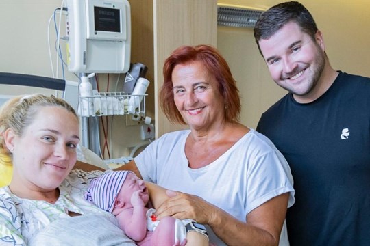 Ve zlínské porodnici se narodilo letošní 900. miminko