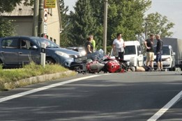 Při nehodě v Neborech zemřel motocyklista, nebylo pomoci