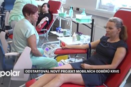 Slezská nemocnice v Opavě zavedla mobilní odběry krve. Potřebuje doplnit zásoby