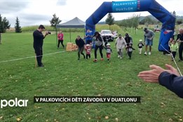 V Palkovicích děti závodily v duatlonu