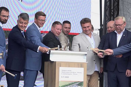 Správa železnic zahájila modernizaci trati z Kojetína do Přerova. Přibude druhá kolej i nový most