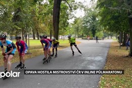 Městské sady v Opavě patřily in line bruslařům. Konal se tu 19. ročník závodů v inline půlmaratonu