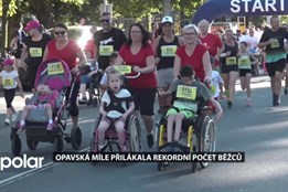 Opavská míle přilákala rekordní počet běžců. Rekord trati dlouhé 1609 metrů nepadl