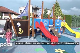 Štěpánkovice vybudovaly moderní a bezpečné dětské hřiště