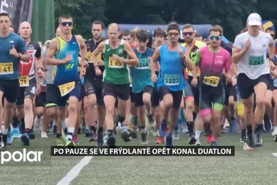 Po pauze se ve Frýdlantě nad Ostravicí opět konal duatlonový závod
