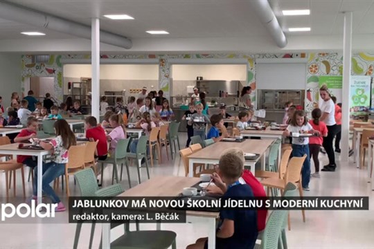 Jablunkov má nově rekonstruovanou školní jídelnu s moderně vybavenou kuchyní