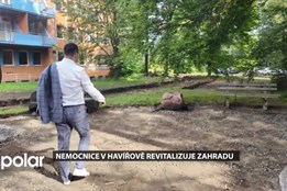 Nemocnice v Havířově zahájila revitalizaci zahrady, která bude přístupná široké veřejnosti