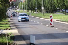 Oprava silnice z Kollárovy ulice do Kozojídek je hotová