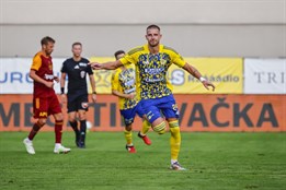 Zlín udržel s Duklou domácí neporazitelnost, z penalty srovnal Černín