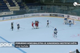 Porubská hokejbalistka je juniorskou mistryní světa. V týmu byla druhou nejmladší hráčkou