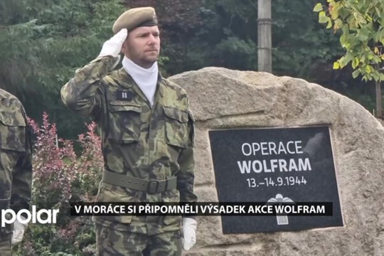 V Morávce si připomněli památku členů výsadku Wolfram