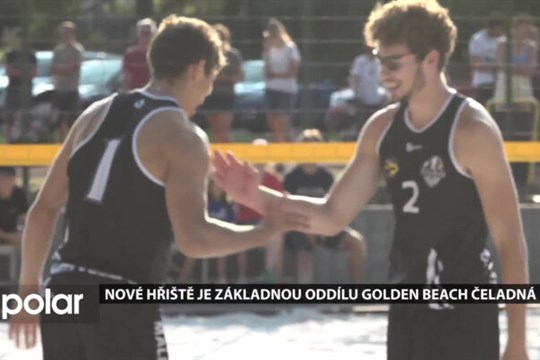 Nové hřiště je základnou oddílu Golden Beach Čeladná