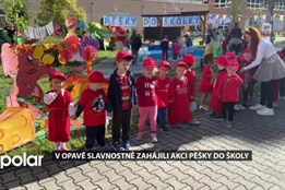 V MŠ Šrámkova v Opavě slavnostně zahájili akci Pěšky do školy
