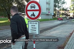 ZŠ Kosmonautů v Ostravě testuje první školní ulici. Má učinit cestu do školy bezpečnější