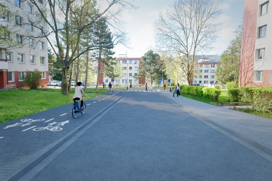 Ve Zlíně začíná stavba poslední části cyklostezky, která spojí Jižní Svahy s centrem