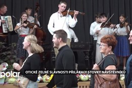 Otické zelné slavnosti i přes nepřížeň počasí přilákaly stovky návštěvníků
