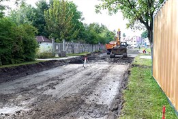 Erenburgova ulice v Olomouci je kvůli opravě uzavřená až do konce října