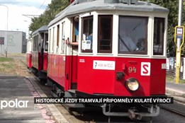 Jízdy historickou tramvají připomněly 50. výročí od ukončení provozu Komárku do Ščučí