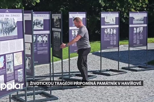 Památník životické tragédie v Havířově má novou venkovní panelovou výstavu