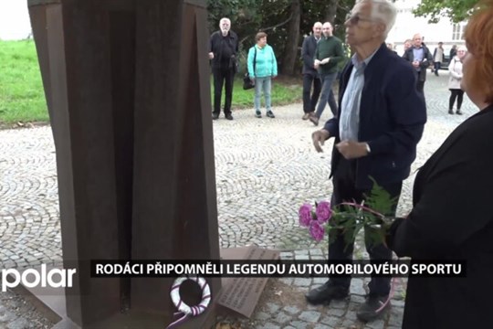 Rodáci připomněli legendu automobilového sportu, na svět přišla v Novém Jičíně