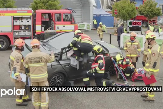 Dobrovolní hasiči z Frýdku-Místku soutěžili na Mistrovství ČR ve vyprošťování u nehod