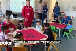Piloti slavné britské akrobatické skupiny Red Arrows navštívili PORG International School v Ostravě