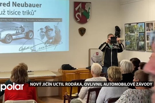 Novojičínští uctili rodáka, jezdce a manažera, který ovlivnil automobilové závody