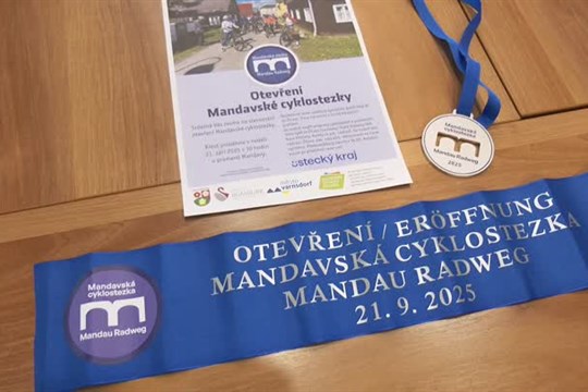 Mandavská cyklostezka je dokončená