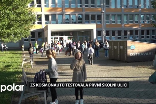 První školní ulici testovalo vedení Ostravy-Jihu a MAPPA u ZŠ Kosmonautů