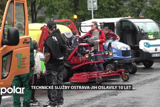 Technické služby městského obvodu Ostrava-Jih oslavily 10 let