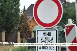 Rekonstrukce Malhostovické ulice skončí do 3. října