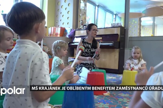Mateřská škola Krajánek si získala mezi zaměstnanci Krajského úřadu velkou oblibu