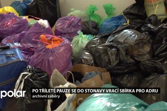 Po tříleté pauze se do Stonavy vrací sbírka pro Adru