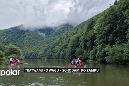 Tratwami po Wagu – schodami po Zamku