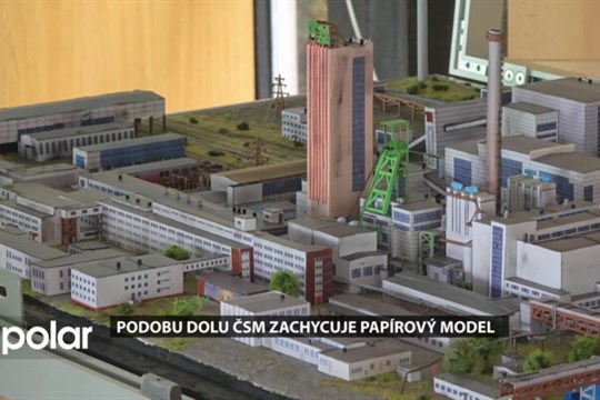 Podobu posledního černouhelného dolu bude připomínat papírový model