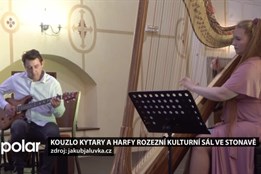 Kouzlo kytary a harfy rozezní kulturní sál ve Stonavě