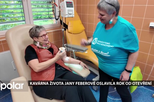 Kavárna života Jany Feberové v havířovské nemocnici oslavila rok od otevření