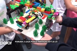 Děti z porubských ZŠ stavěly Porubu z lega. Chtěly by parky a kolotoče