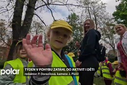 Týden v pohybu zatáhl do aktivit i děti, ve Smetanových sadech jich pobíhalo asi tři sta