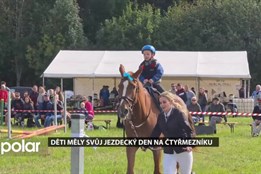 Děti měly svůj Jezdecký den na Čtyřmezníku