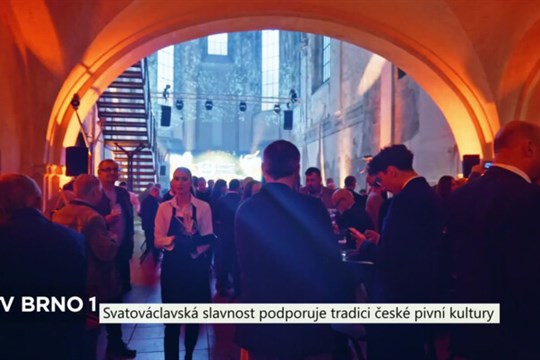 Pražská křižovatka hostila Svatováclavskou slavnost piva