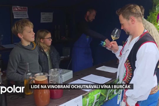 Lidé na Palkovickém vinobraní ochutnávali vína i burčák