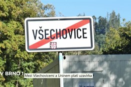Mezi Všechovicemi a Unínem se rekonstruuje vozovka