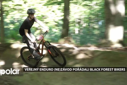 Bikeři z Černého lesa uspořádali první veřejný enduro (ne)závod, kde soutěžily i dvojice