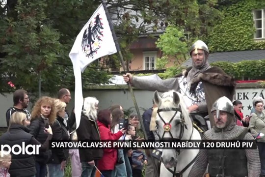 Svatováclavské pivní slavnosti u zábřežského zámku v Ostravě nabídly až 120 druhů piv