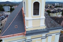V Zábřeze se opravuje střecha kostela za 10 milionů korun