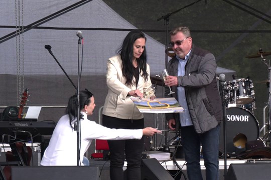 Na Michalské pouti se křtil kalendář