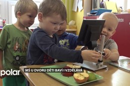 Mateřská škola U Dvoru v Ostravě - Mariánských Horách se nebojí novinek