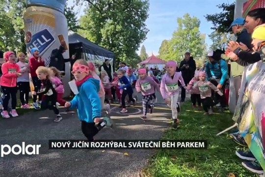 Nový Jičín rozhýbal sváteční běh parkem, startovalo více než tři sta dětí a dospělých