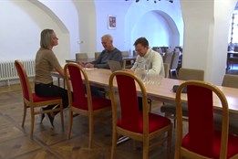 Starostovna se kvůli počasí konala uvnitř radnice